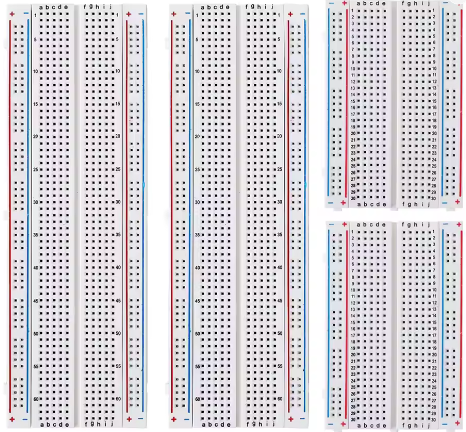 صورة توضيحية: لوحة التجارب Breadboard