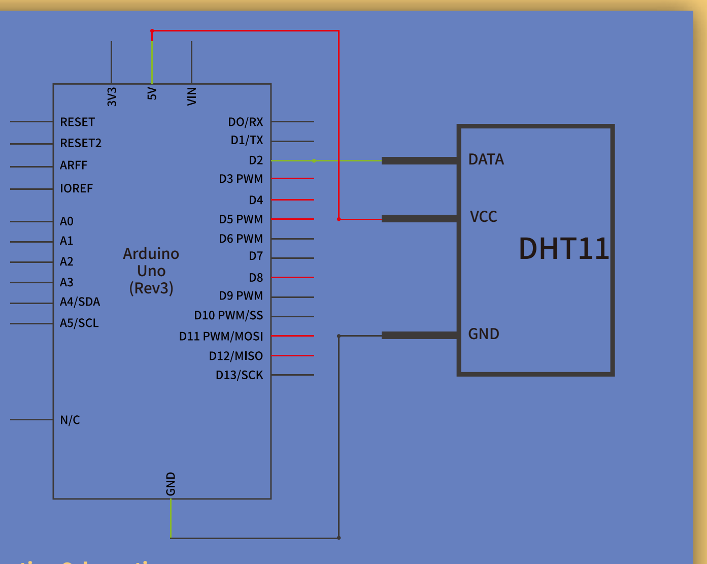 مخطط توصيل DHT11