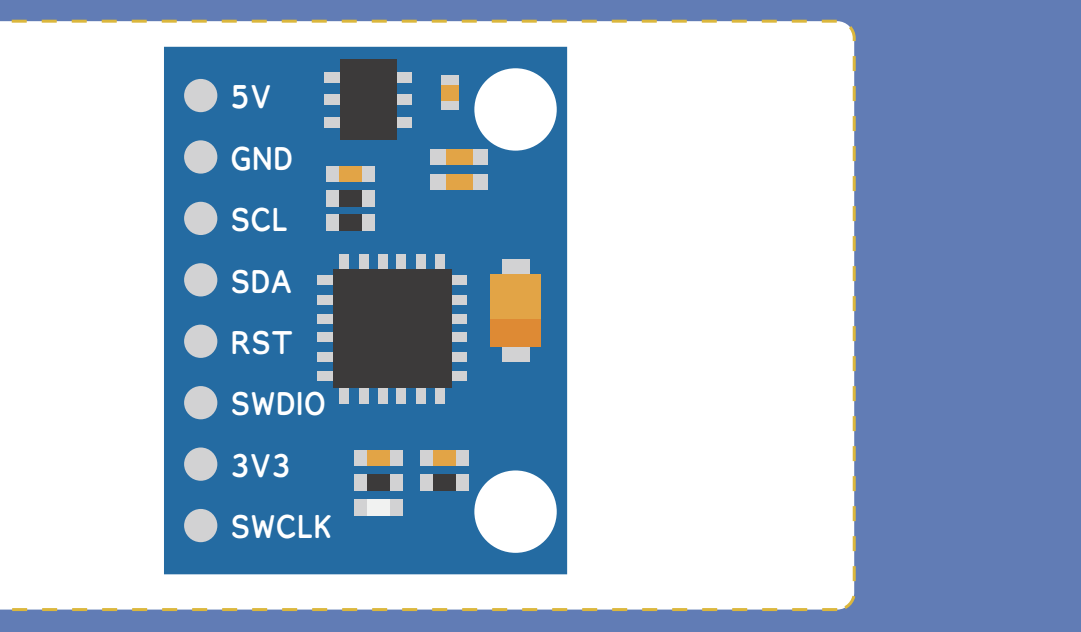 وحدة القياس بالقصور الذاتي (QMI-8658 Module) وأطرافها