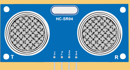 وحدة حساس الموجات فوق الصوتية (Ultrasonic Sensor Module HC-SR04)