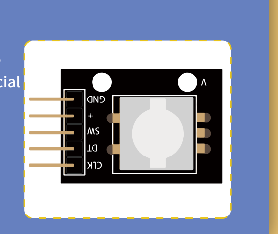 وحدة المشفّر الدوّار (Rotary Encoder Module)
